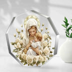 Vierge Marie et l’Enfant Jésus – décor en acrylique – visuel fournisseur 6