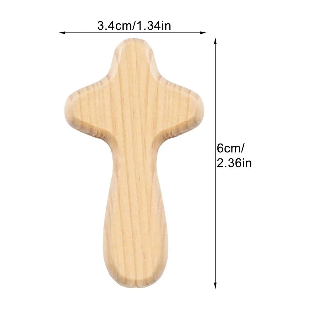 Croix de prière en bois – unité ou lot de 24