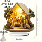 Nativité et Vierge Marie – décor illustré en acrylique 2D – visuel fournisseur 10