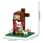 Jésus Bon Pasteur – figurine en briques à assembler – visuel fournisseur 3