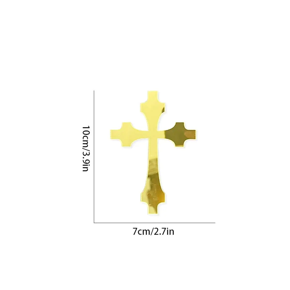 Décorations de gâteau en forme de croix – Baptême et communion