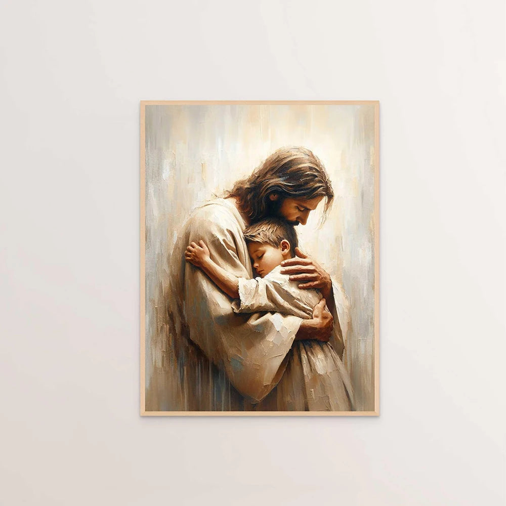 Affiche de Jésus-Christ sur toile – sans cadre – visuel fournisseur 10