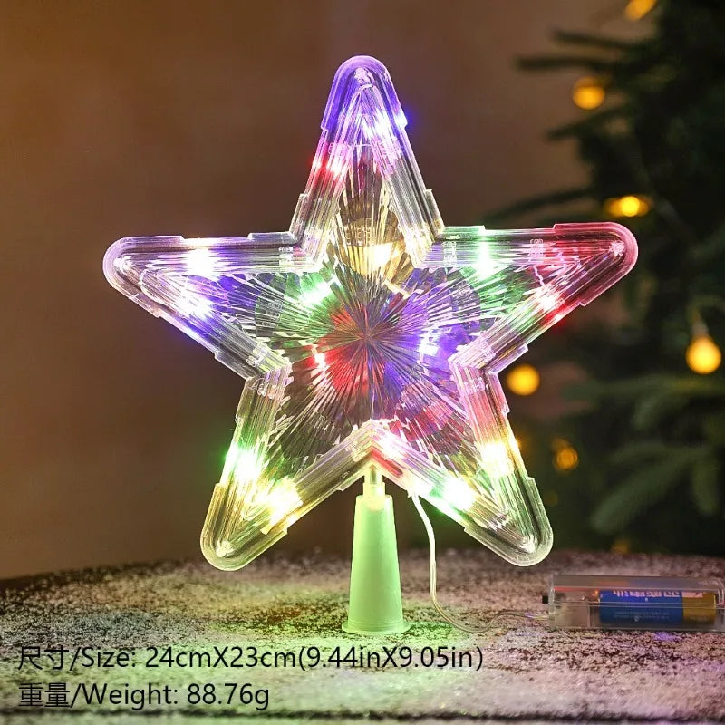 Étoiles et lunes lumineuses LED – modèles de Noël – détail 19