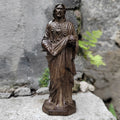 Sacré-Cœur de Jésus – figurine décorative aspect bois – vue du produit