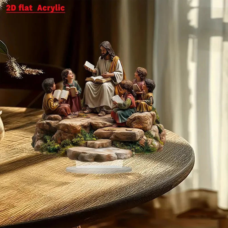 Crèche de Noël illustrée en acrylique – 13 modèles – visuel fournisseur 16