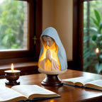 Vierge Marie lumineuse – décor de prière, 13 cm – visuel fournisseur 3