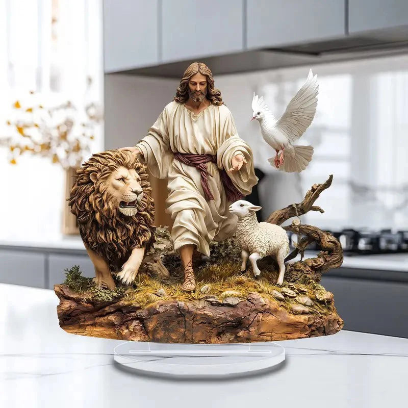Crèche de Noël illustrée en acrylique – 13 modèles – visuel fournisseur 3