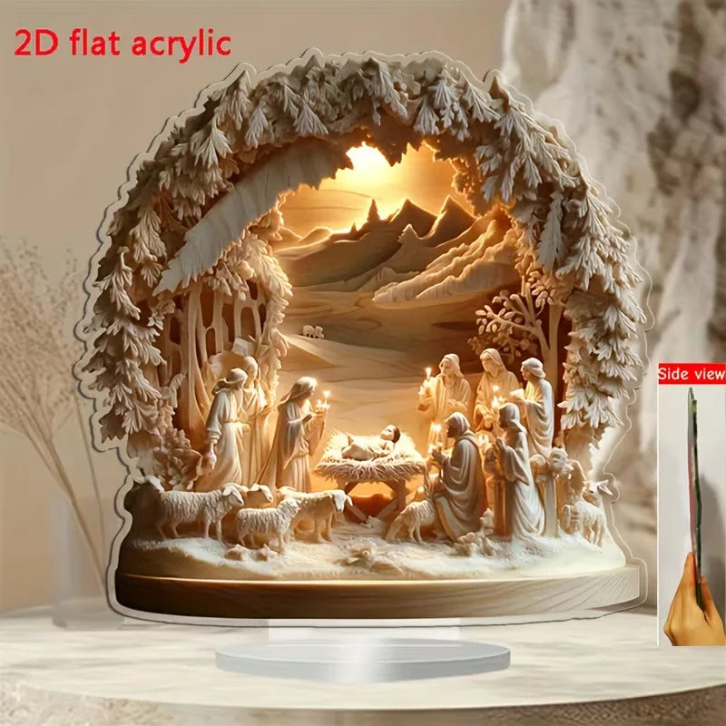 Décorations de bureau Jésus – figurines chrétiennes
