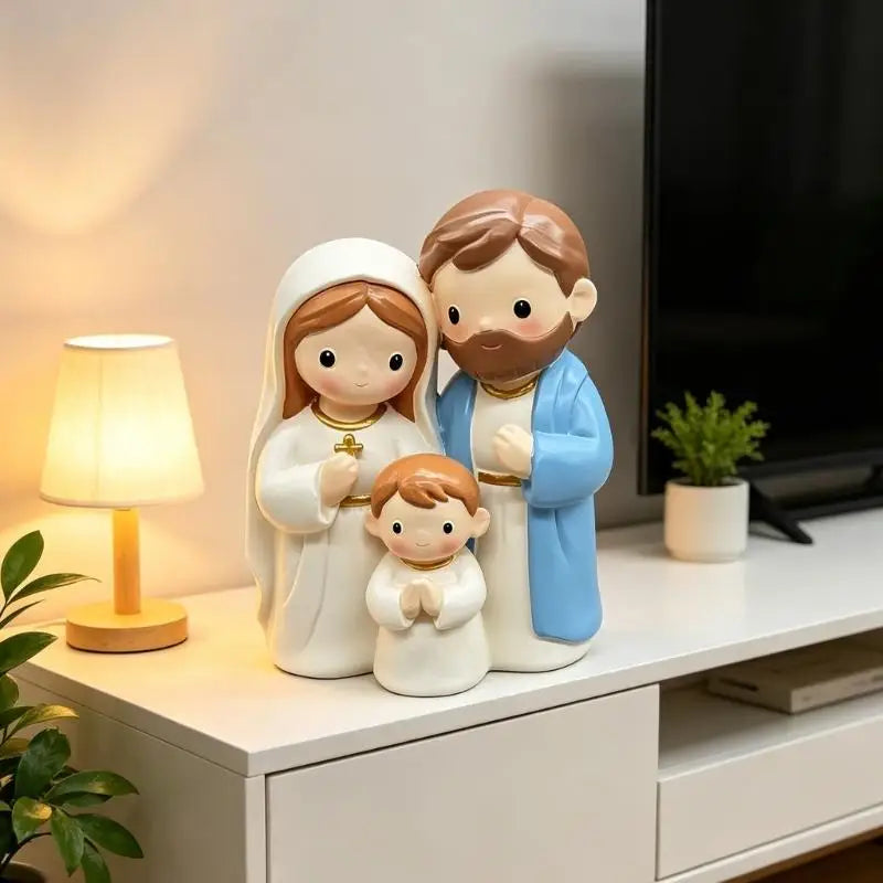 Sainte Famille miniature en résine – crèche de Noël – visuel fournisseur 2