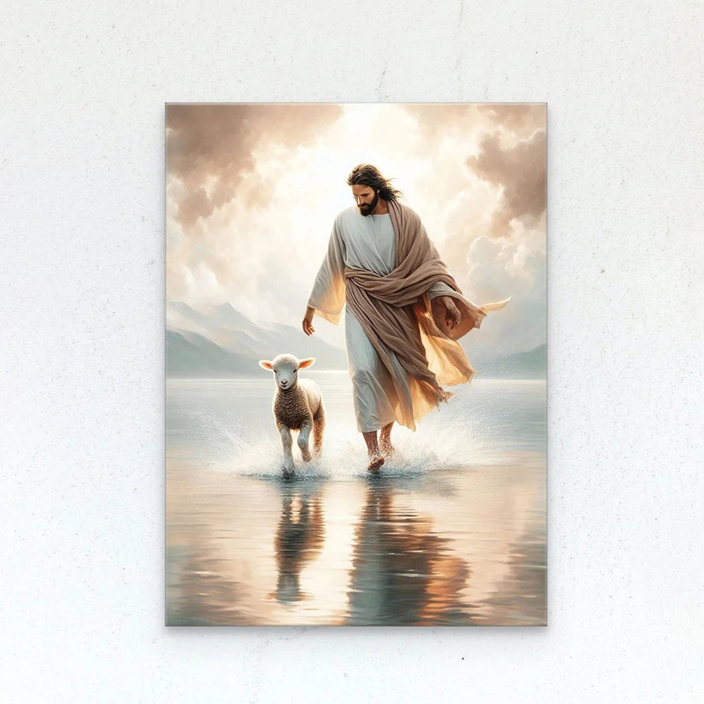 Affiche de Jésus-Christ sur toile – sans cadre – visuel fournisseur 13