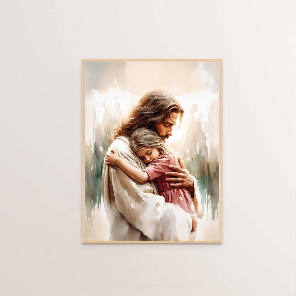 Affiche de Jésus-Christ sur toile – sans cadre – visuel fournisseur 25