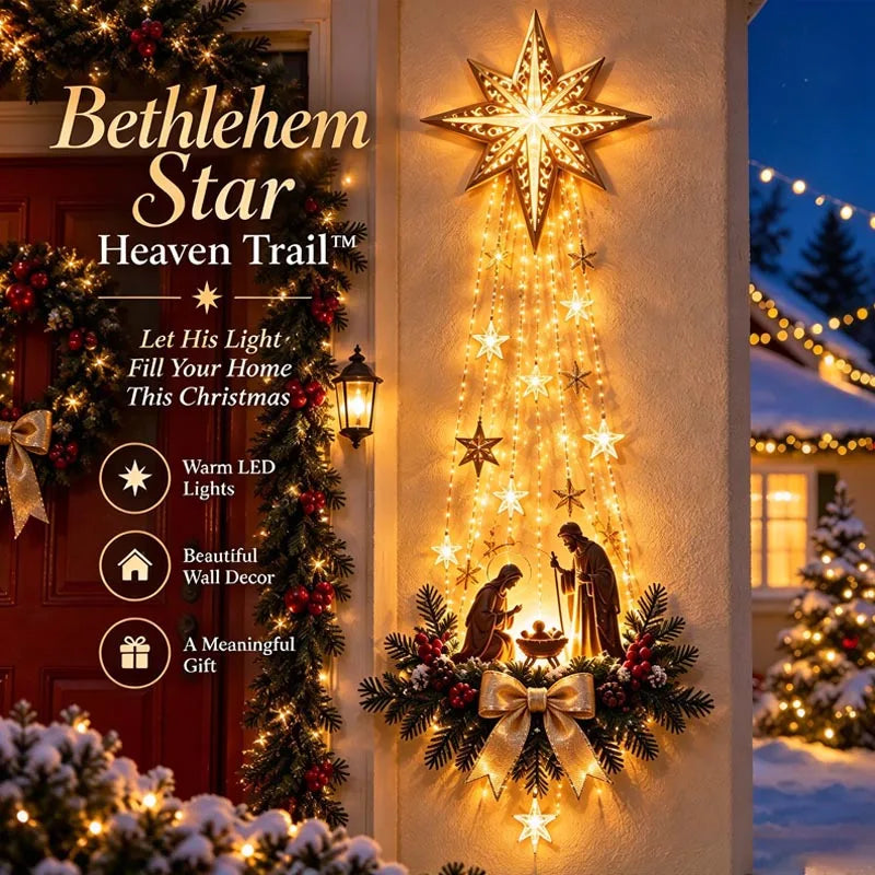 Décor mural de Noël ange ou étoile – acrylique – vue du produit