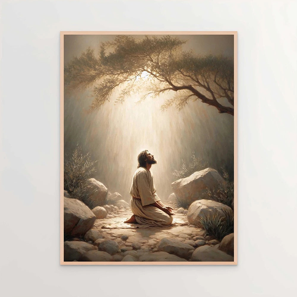Affiche de Jésus-Christ sur toile – sans cadre – visuel fournisseur 14