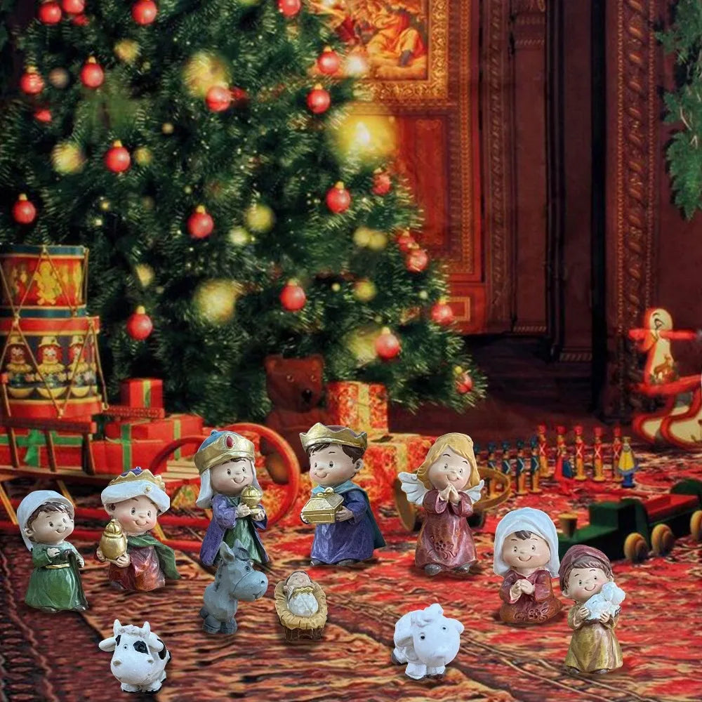 Crèches de la Nativité et mini Jésus – ensembles au choix – vue principale