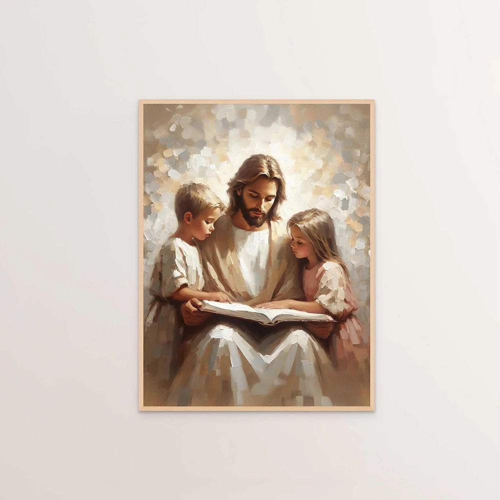 Affiche de Jésus-Christ sur toile – sans cadre – visuel fournisseur 11