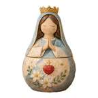 Boîte à bijoux chrétienne – Vierge Marie et Jésus en prière
