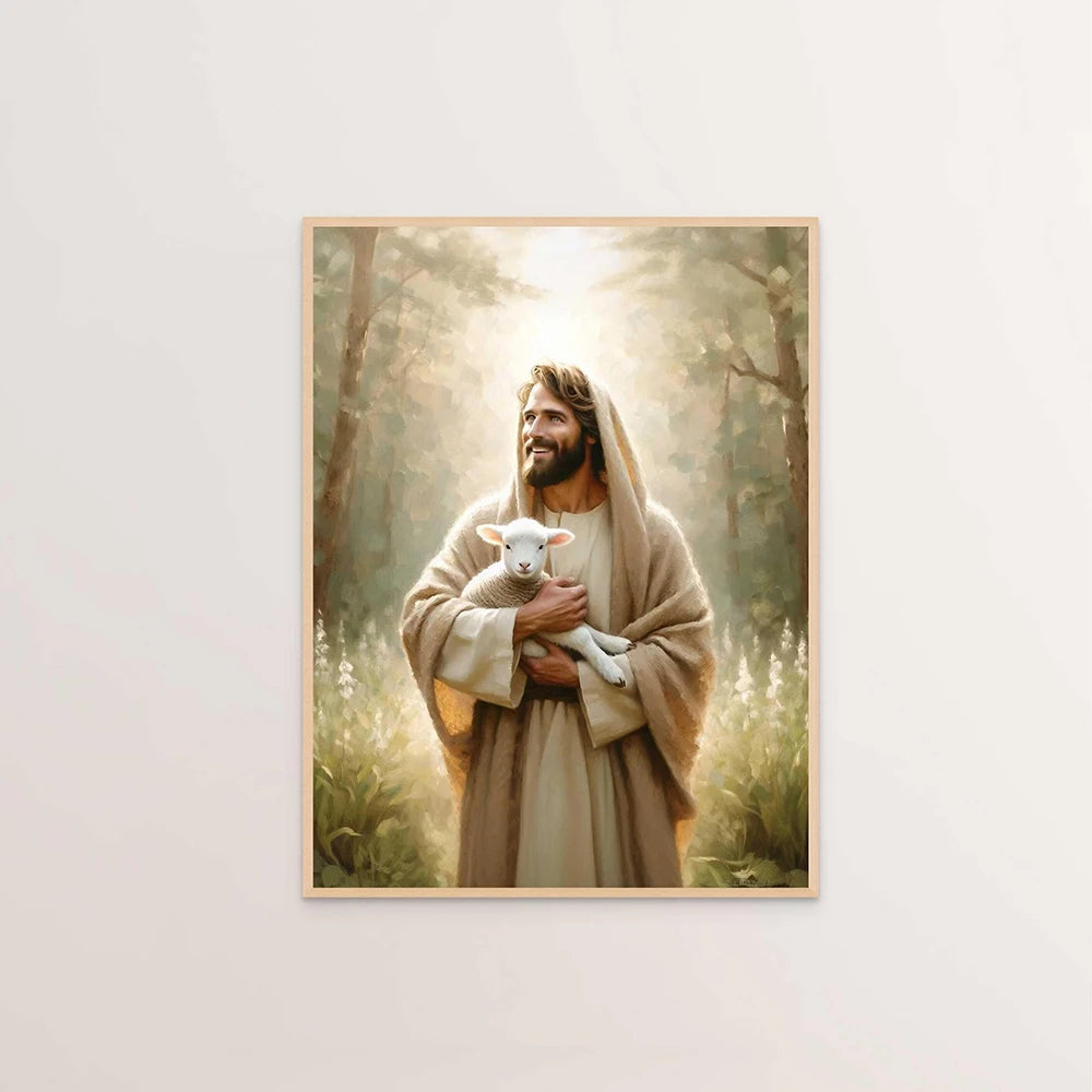 Affiche de Jésus-Christ sur toile – sans cadre – visuel fournisseur 8