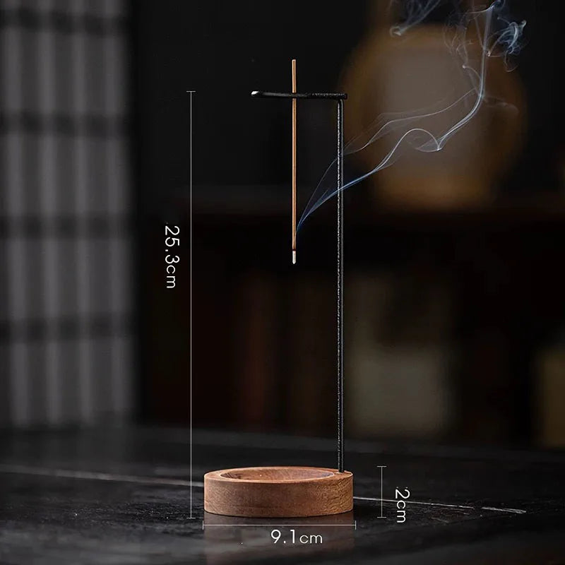 Brûleur d’encens en bois – Support pour bâtonnets