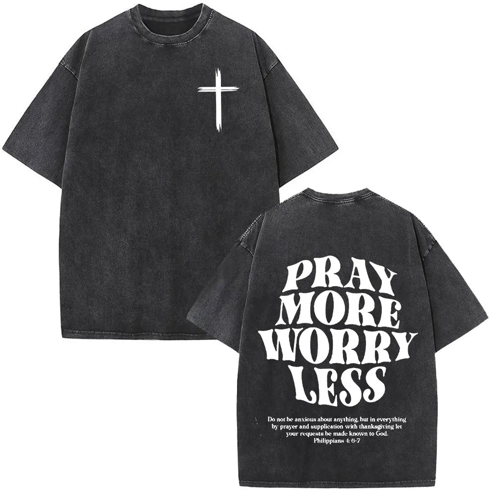 T-shirt chrétien unisexe Stella Christi – Col rond