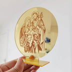Décorations miroir Vierge Marie et Jésus – lot de 10