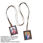 Scapulaire Notre-Dame du Mont-Carmel – marron ou blanc