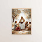 Affiche de Jésus-Christ sur toile – sans cadre – visuel fournisseur 4