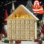 Calendrier de l’Avent en bois lumineux – 24 tiroirs – détail 5