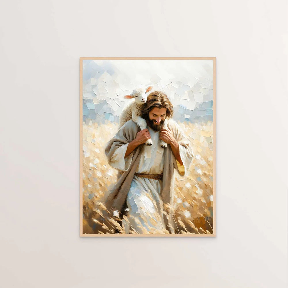 Affiche de Jésus-Christ sur toile – sans cadre – visuel fournisseur 22