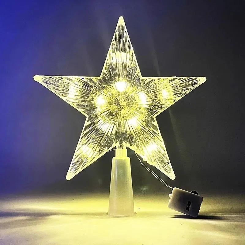 Étoiles et lunes lumineuses LED – modèles de Noël – détail 3