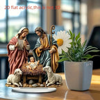 Crèche de Noël illustrée en acrylique – 13 modèles – visuel fournisseur 15