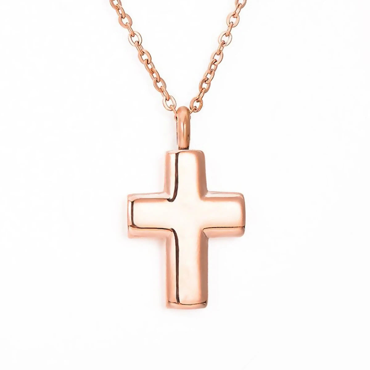 Pendentif croix souvenir – acier inoxydable