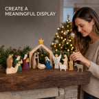 Crèche de Noël à composer – 12 ou 13 pièces – visuel fournisseur 4