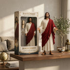 Décoration Jésus aux bras ouverts – résine, modèle plat – visuel fournisseur 3