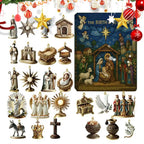 Calendrier de l’Avent Nativité – 24 suspensions en acrylique – détail 3