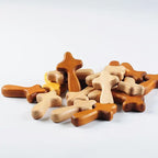 Croix de prière en bois – unité ou lot de 24
