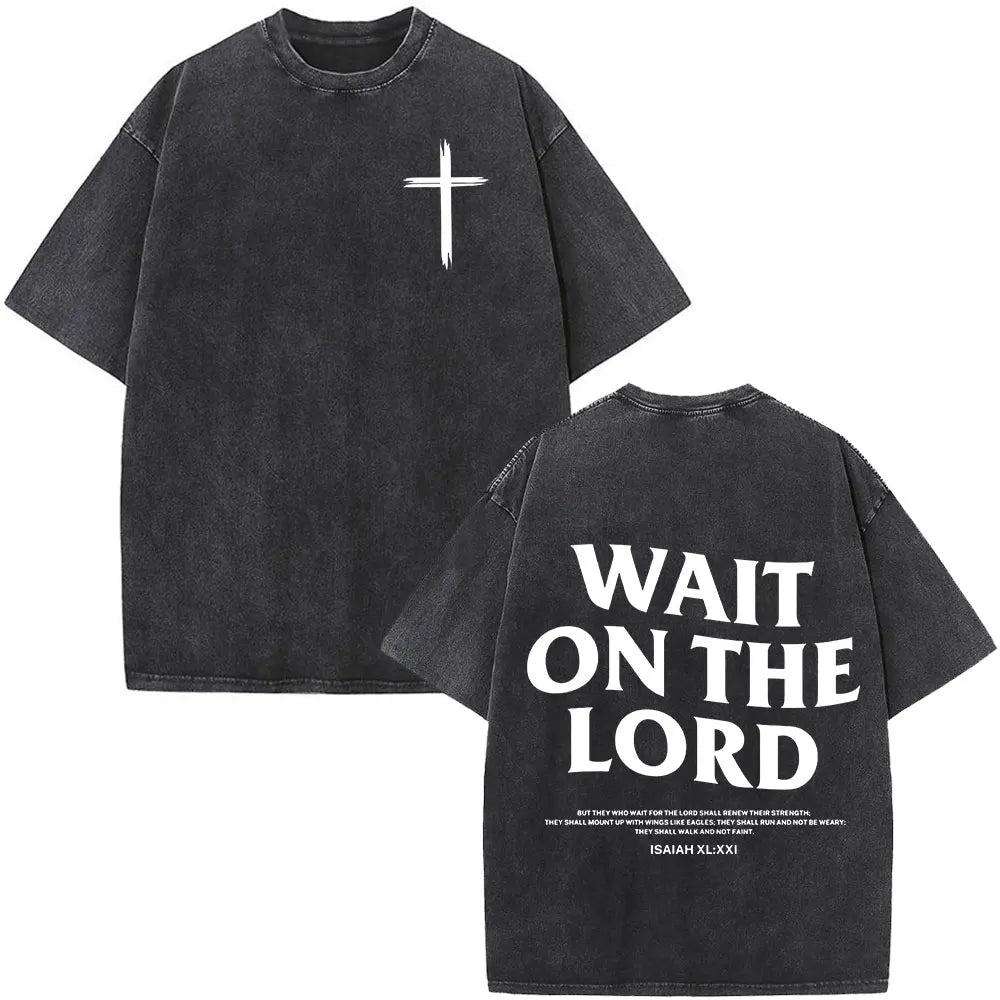 T-shirt chrétien unisexe Stella Christi – Col rond