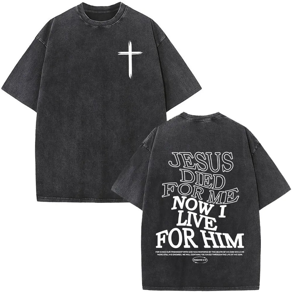 T-shirt chrétien unisexe Stella Christi – Col rond