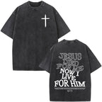 T-shirt chrétien unisexe Stella Christi – Col rond