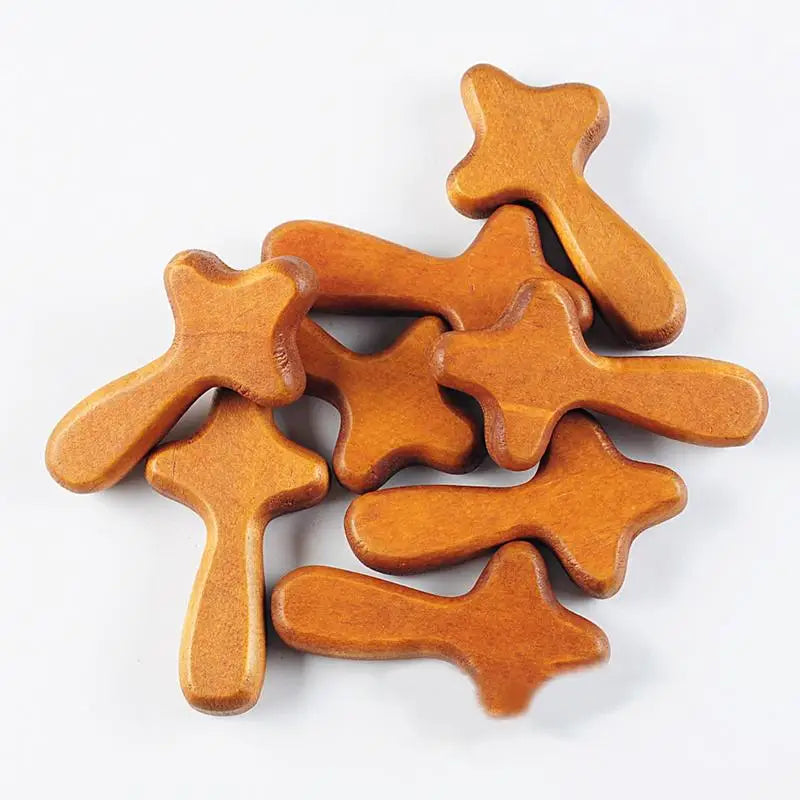 Croix de prière en bois – unité ou lot de 24