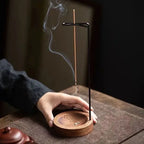 Brûleur d’encens en bois – Support pour bâtonnets