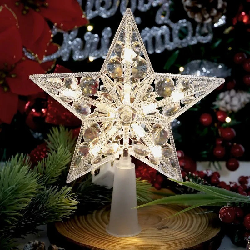 Étoiles et lunes lumineuses LED – modèles de Noël – détail 24