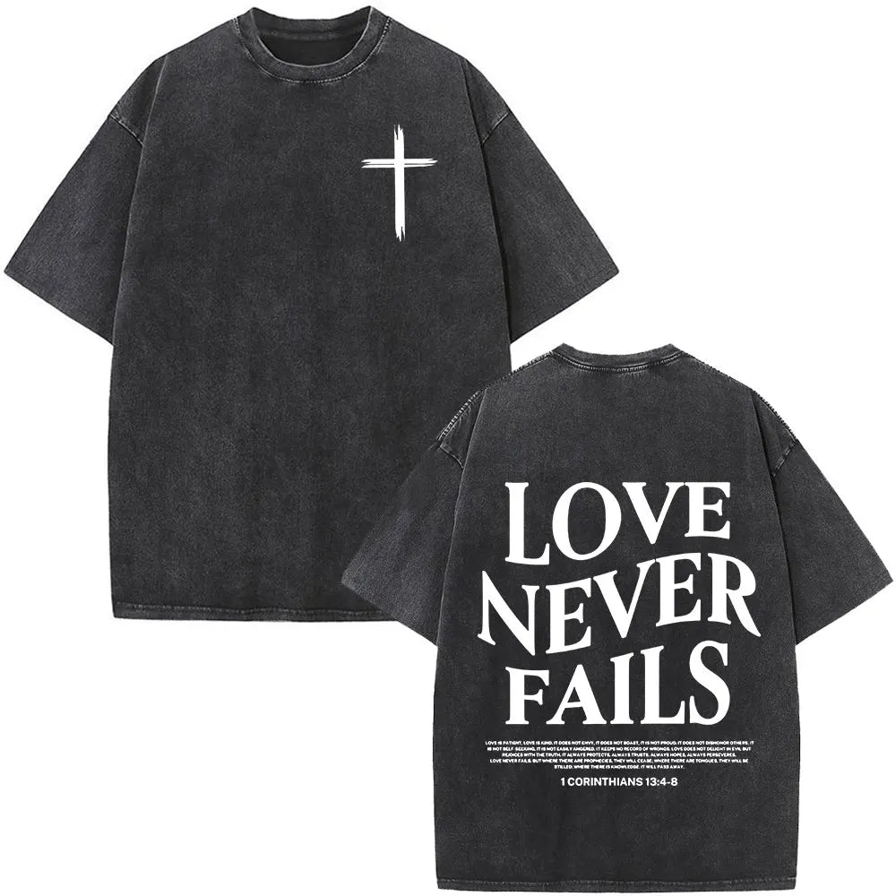 T-shirt chrétien unisexe Stella Christi – Col rond