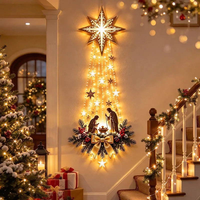 Décor mural de Noël ange ou étoile – acrylique – visuel fournisseur 2