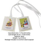 Scapulaire Notre-Dame du Mont-Carmel – marron ou blanc