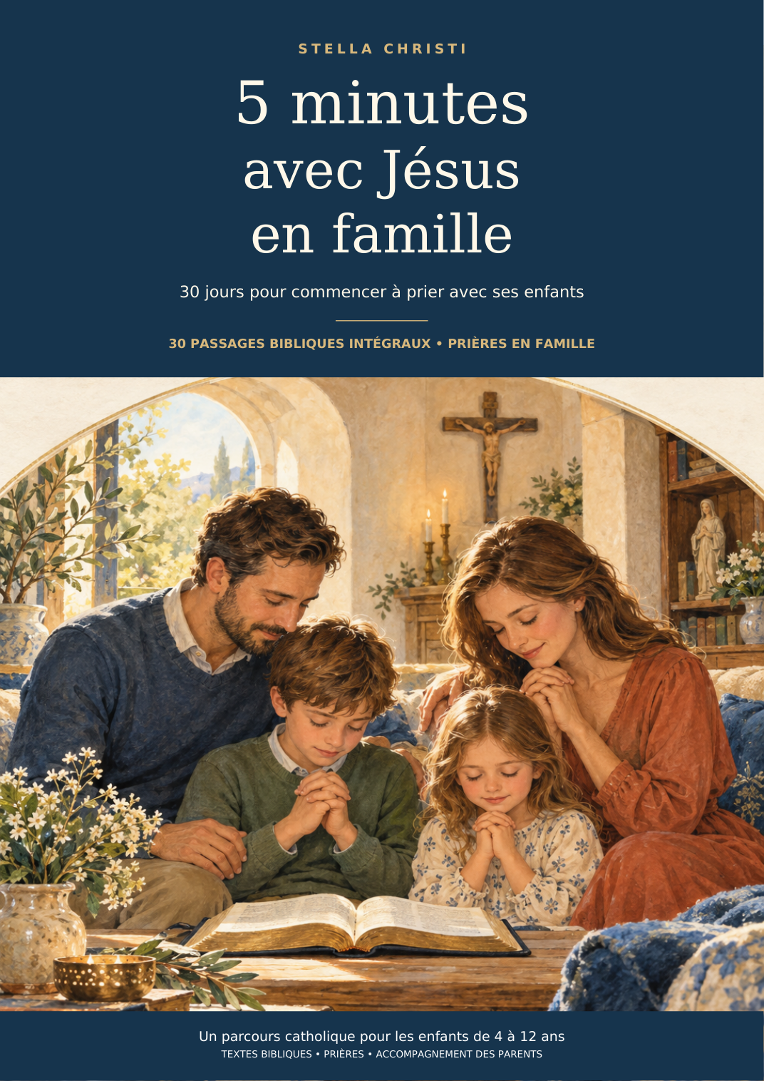 Couverture du kit 5 minutes avec Jésus en famille, édition complète de 91 pages